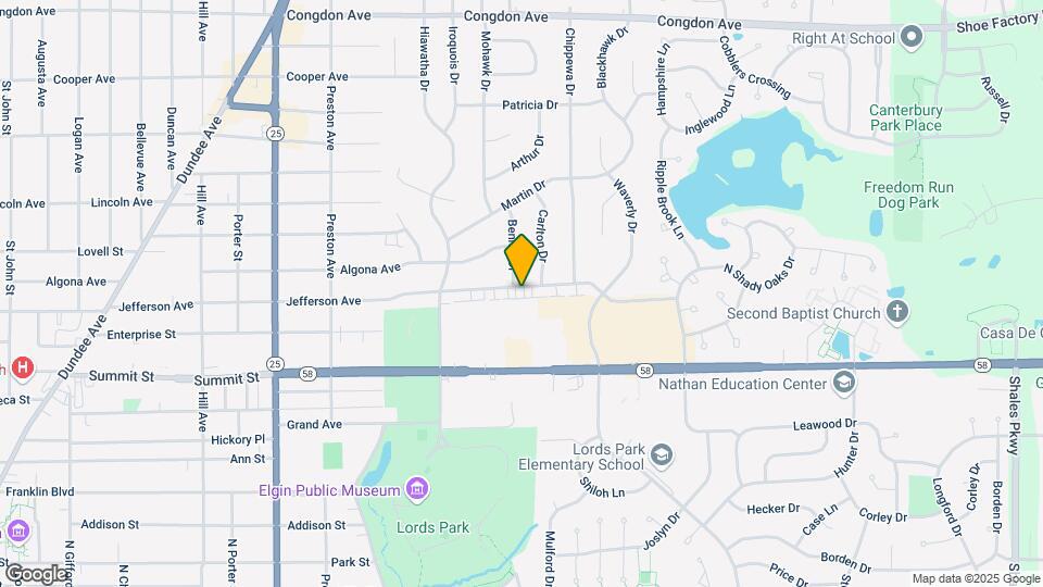 859 Jefferson Ave Mapa y Detalles de la Ubicación