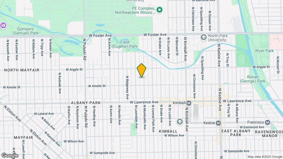 4918 N Monticello Ave-Unit -1 Map and Location Details