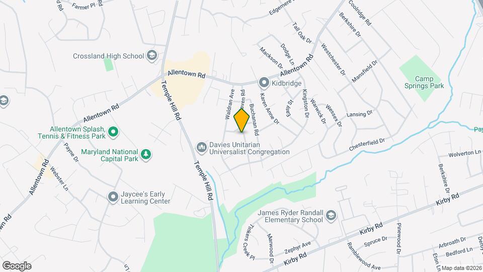 7103 Loch Raven Rd Map and Location Details