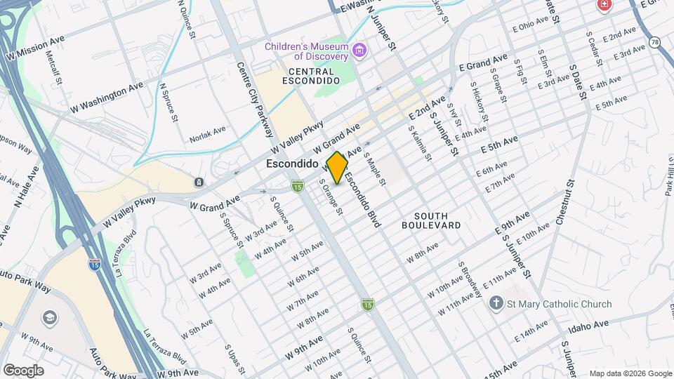 343 W 3rd Ave Mapa y Detalles de la Ubicación
