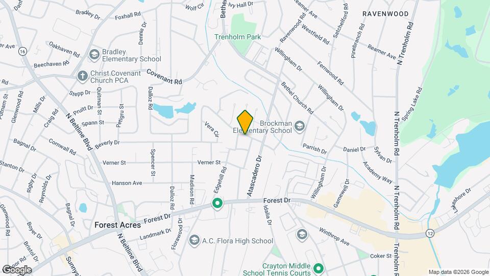 4112 Springhill Rd Map and Location Details