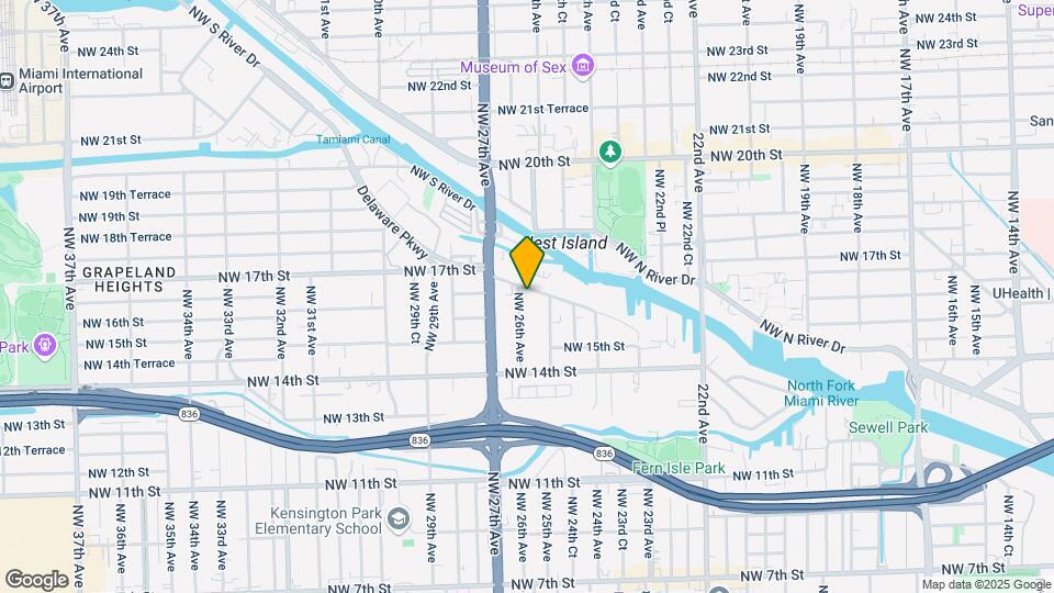 1641 NW 26th Ave Map and Location Details