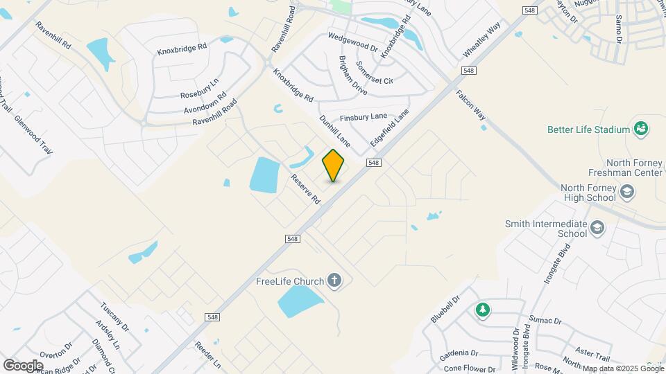 2214 Rothbury Dr Map and Location Details