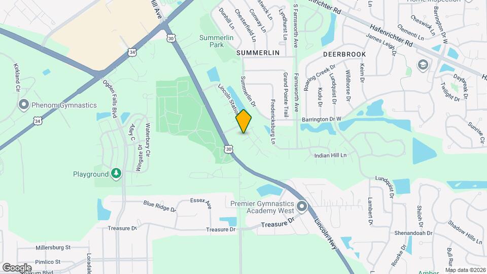 628 Lincoln Station Dr Mapa y Detalles de la Ubicación