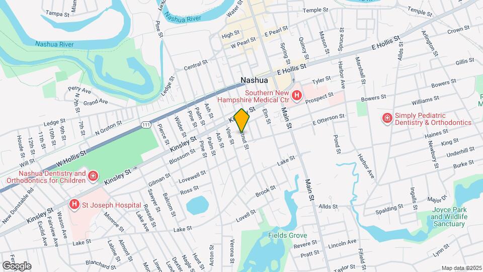 105 Chestnut St Mapa y Detalles de la Ubicación