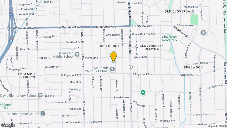 3338 S Hull St Map and Location Details