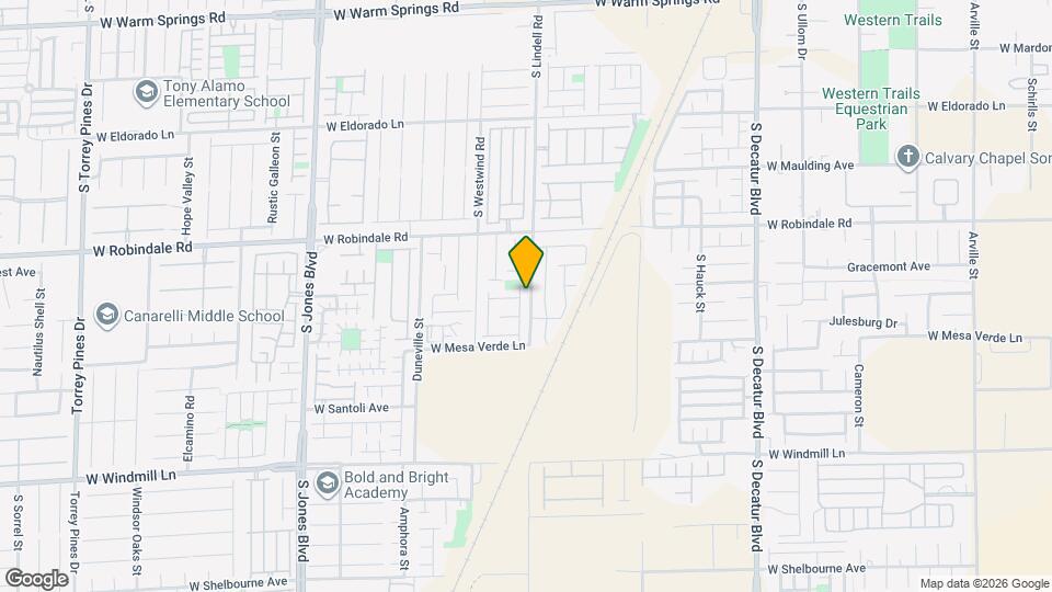 7814 S Soda Canyon St Map and Location Details