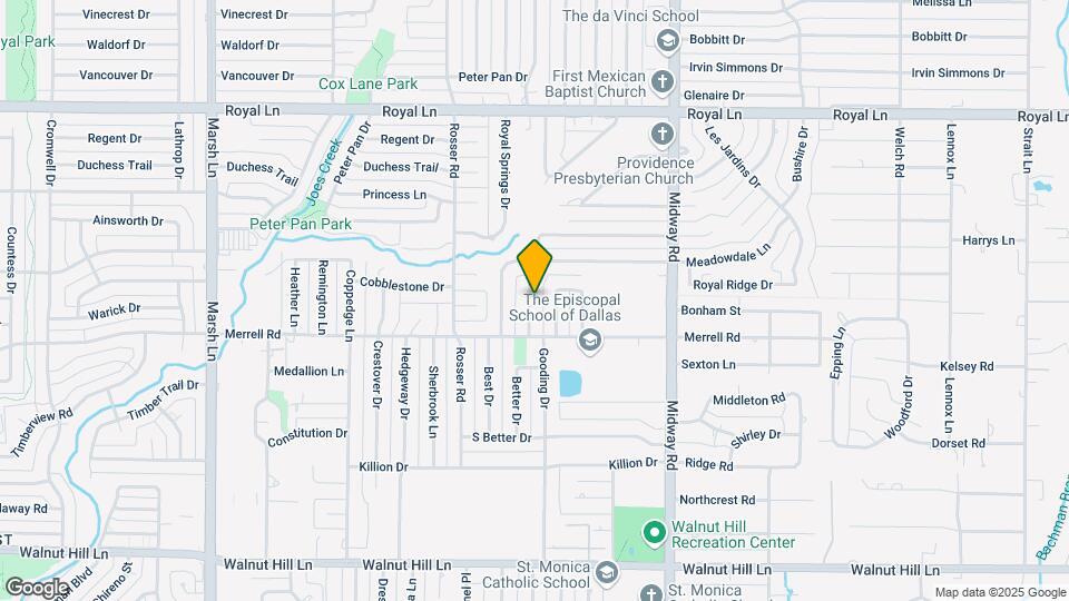 10510 Gooding Dr Map and Location Details