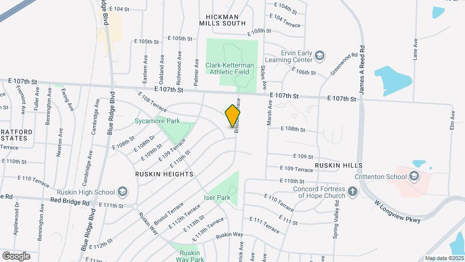 10806 Bristol Terrace Map and Location Details