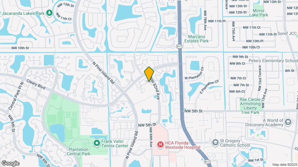 8342 NW 7th Pl Map and Location Details