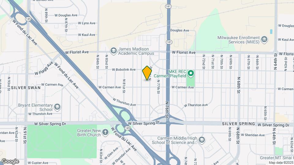 5817 N 78th St Map and Location Details