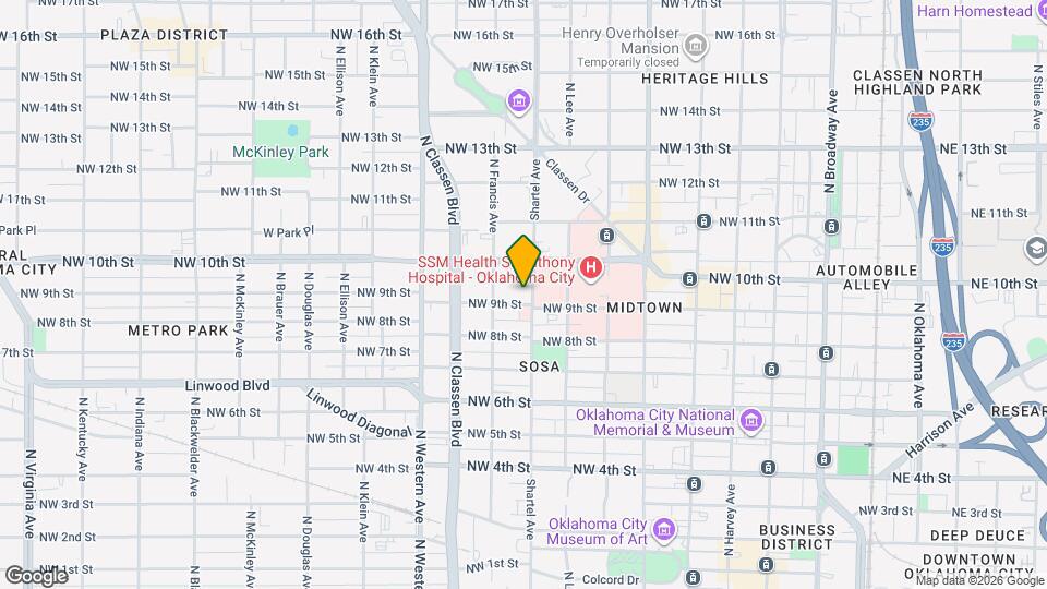 807 NW 9th St Map and Location Details
