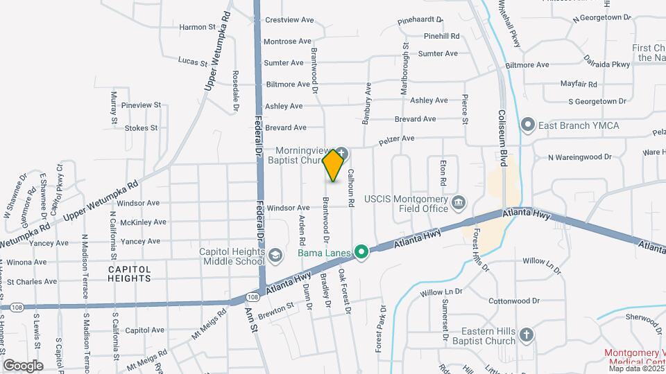 108 Brantwood Dr Mapa y Detalles de la Ubicación