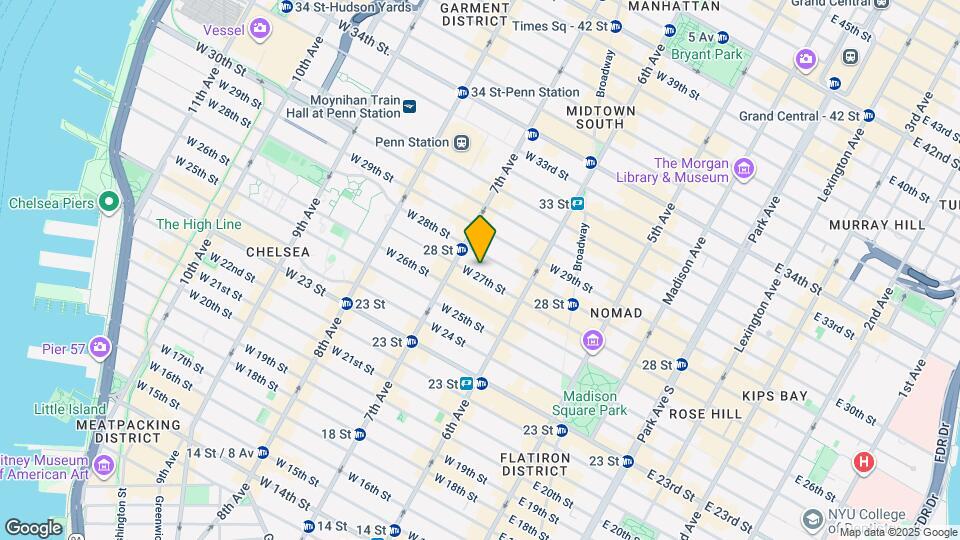 145-147 W 27th St Map and Location Details