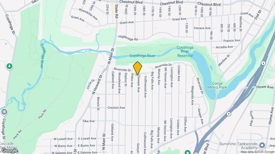 1282 Sawyer Ave Map and Location Details