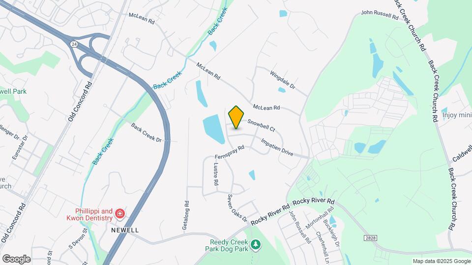 2415 Impatien Drive Map and Location Details