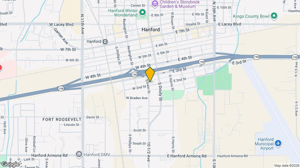 321 S Irwin St Map and Location Details