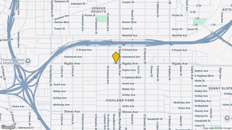 632 Rigsby Ave Map and Location Details