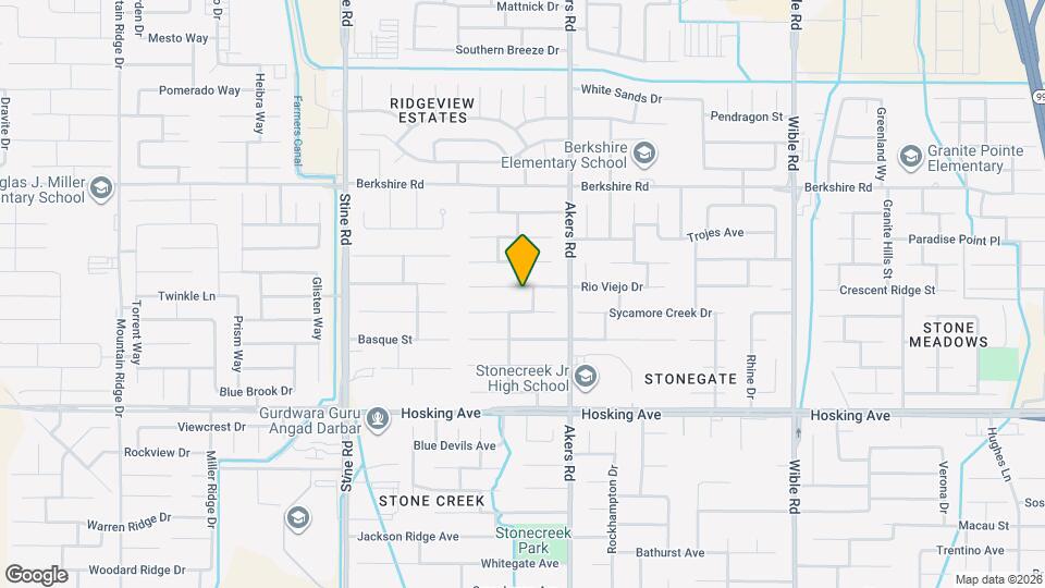 4211 Rio Viejo Dr Map and Location Details