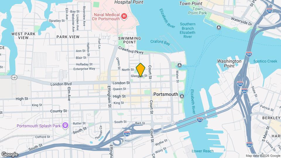 411 Dinwiddie St Mapa y Detalles de la Ubicación