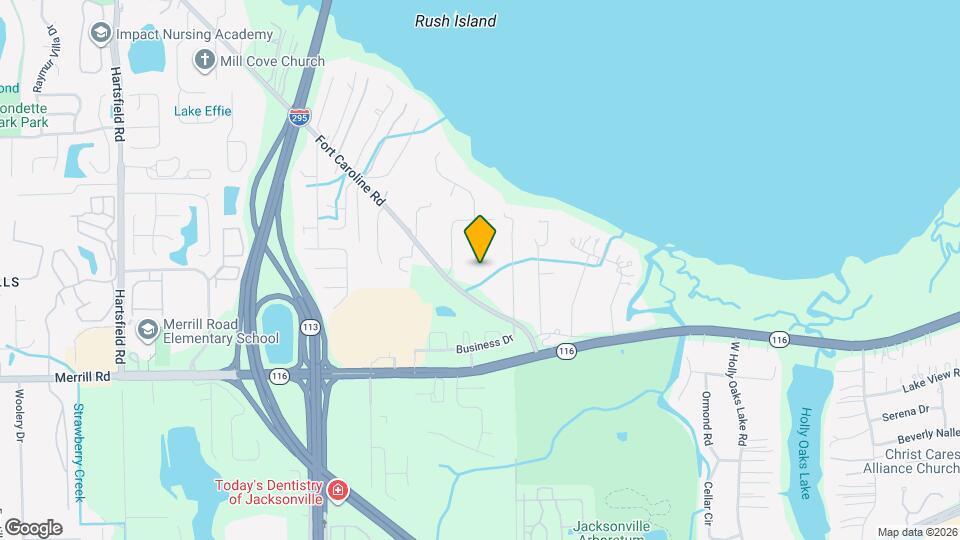 2121 Broadwater Dr Map and Location Details