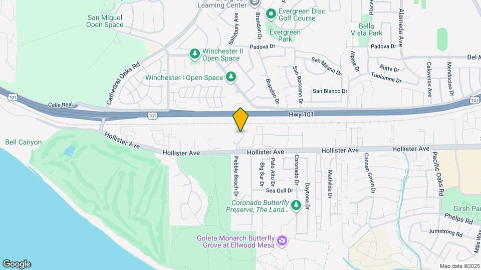 7636 Hollister Ave Map and Location Details