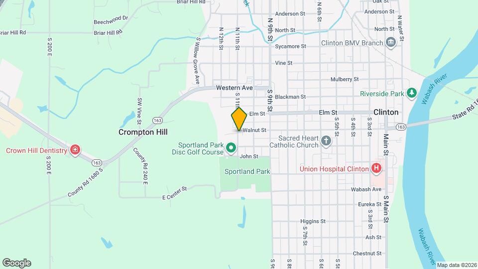 1050 Walnut St Map and Location Details