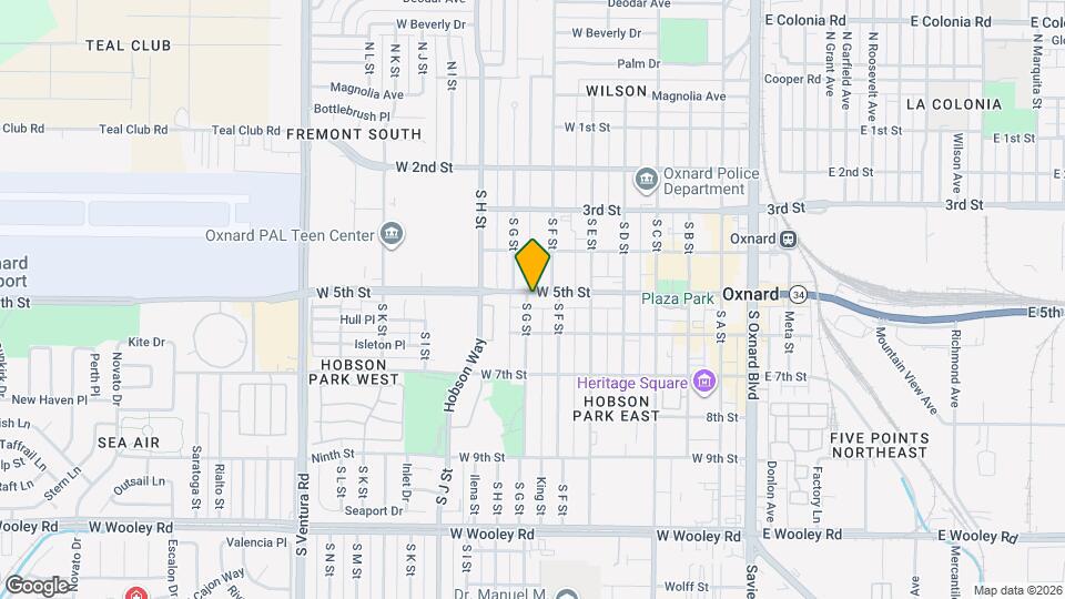 506 S G St Mapa y Detalles de la Ubicación