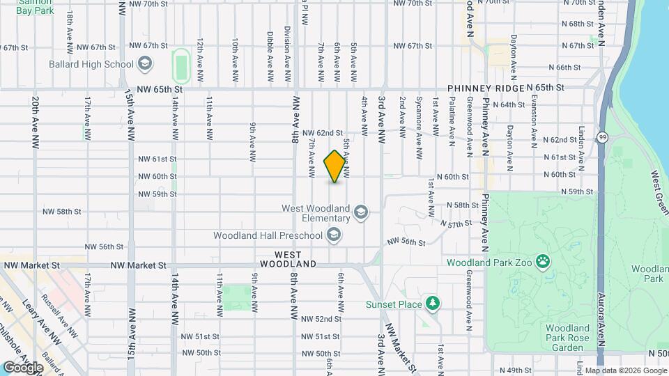 5832 6th Ave NW Map and Location Details