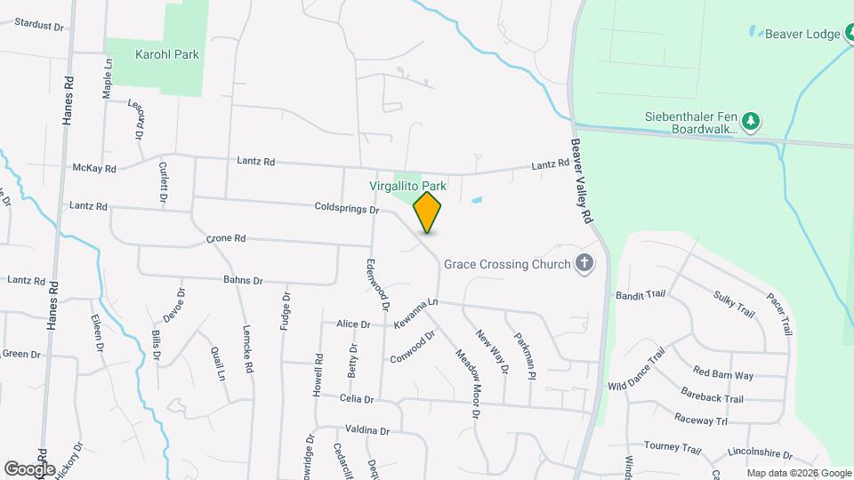 2514 Coldsprings Dr Map and Location Details