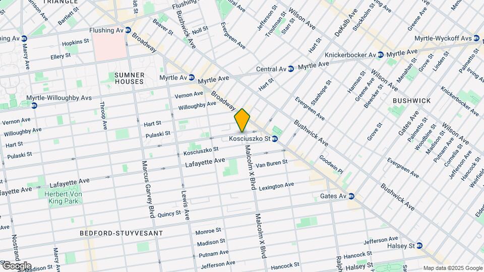 1078 DeKalb Ave-Unit -2f Map and Location Details