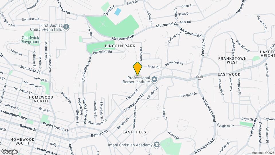 8527 Westwood Rd Map and Location Details