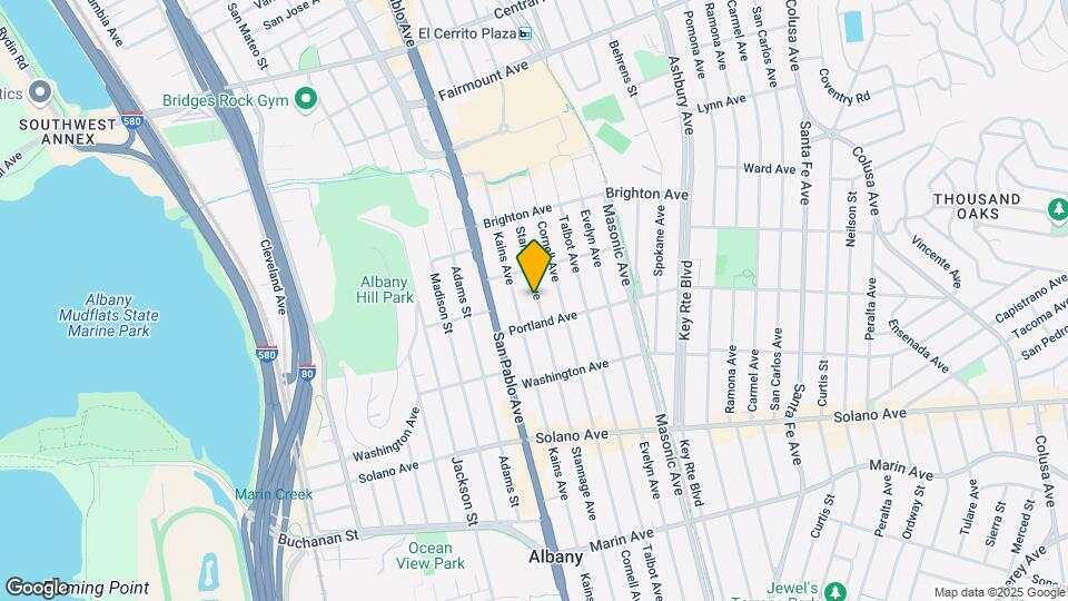 634 Stannage Ave Map and Location Details