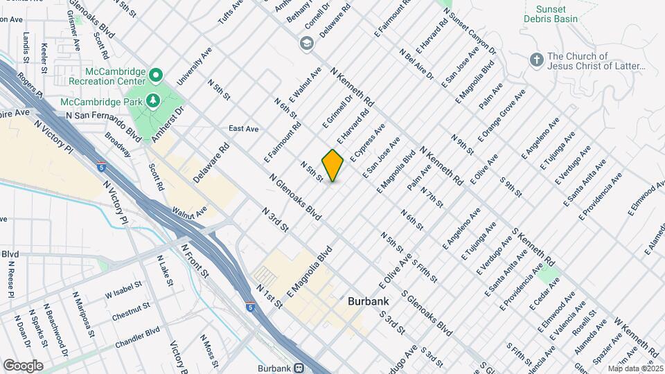 500-502 E Cypress Ave Map and Location Details