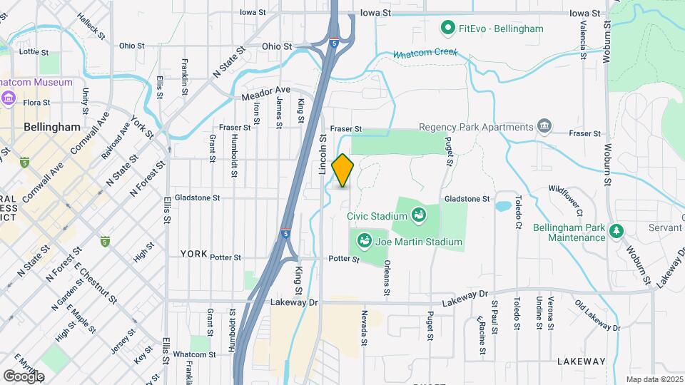 1505 Moore St Map and Location Details