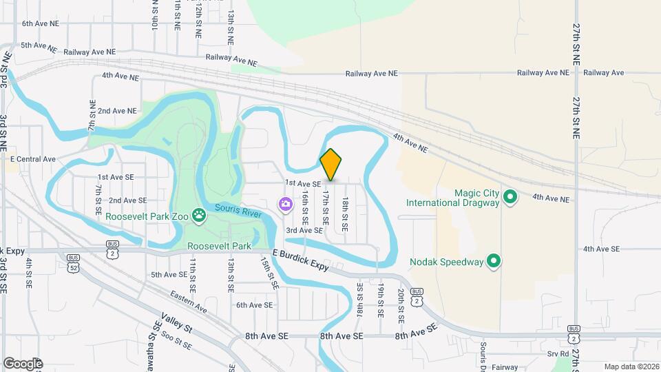 1718 1st St SE Map and Location Details