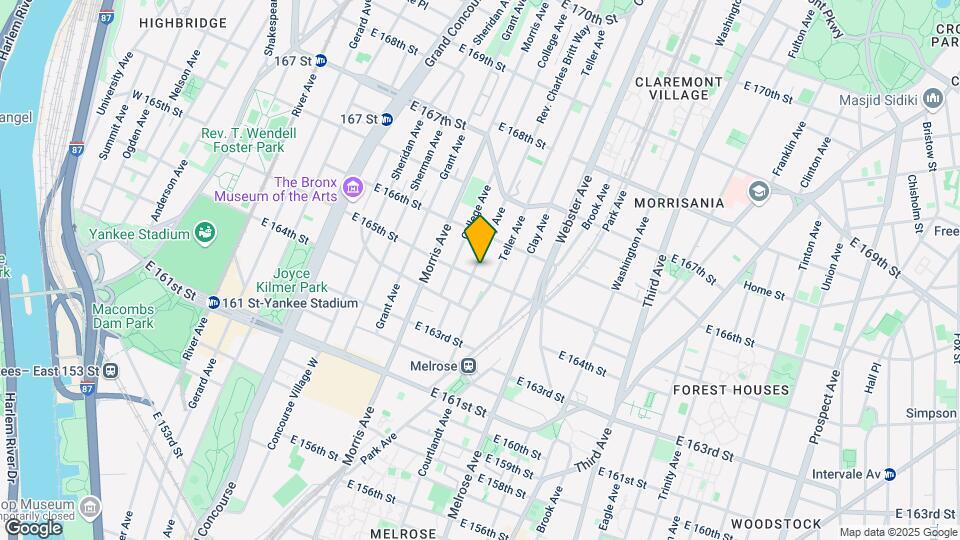 1044 Findlay Ave Mapa y Detalles de la Ubicación
