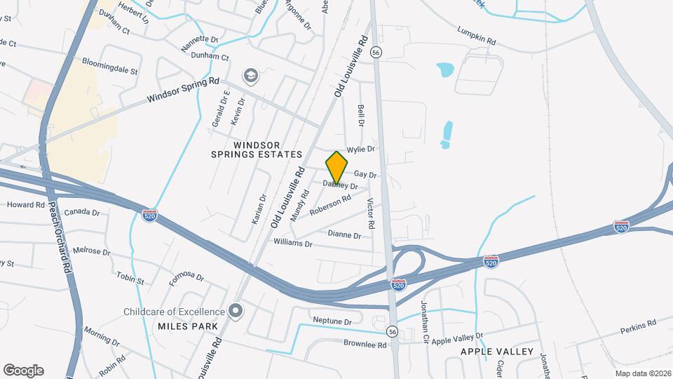 1918 Dabney Dr Map and Location Details