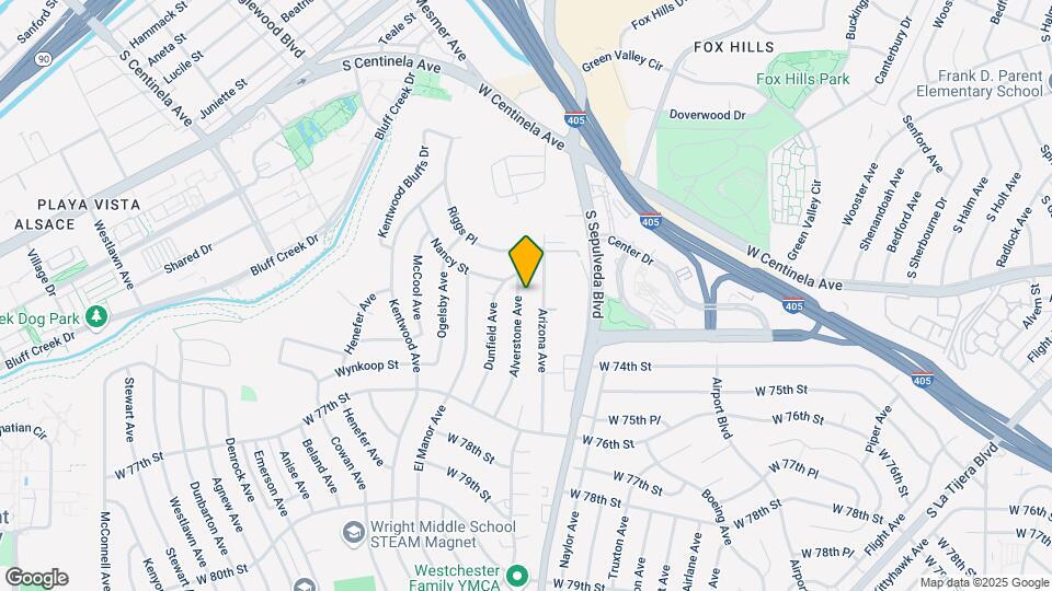 7120 Alverstone Ave Map and Location Details