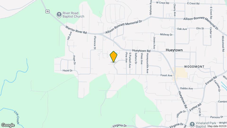 201 Beechwood Dr Mapa y Detalles de la Ubicación