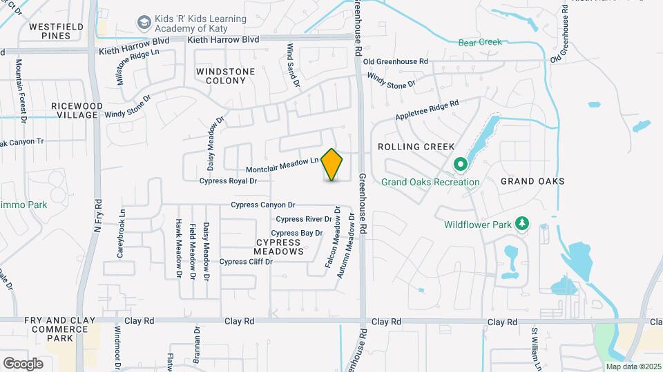 19135 Cypress Rain Ln Mapa y Detalles de la Ubicación