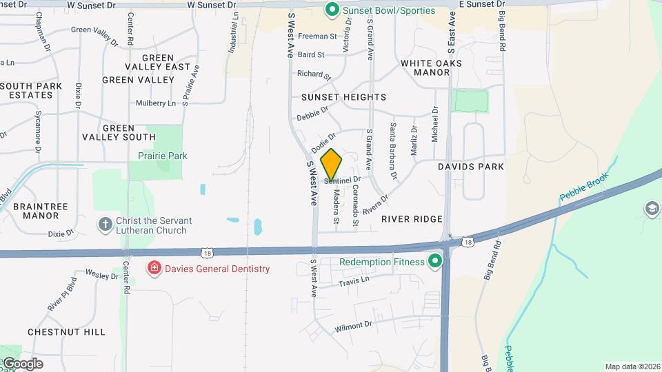 2002 Madera St, Unit 2002 Map and Location Details