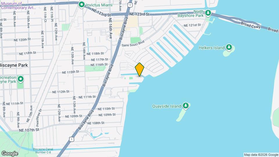 11300 Biscayne Blvd, Unit 822 Map and Location Details