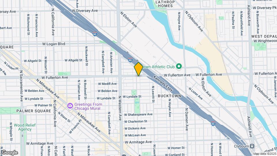 2255 W Fullerton Ave Map and Location Details