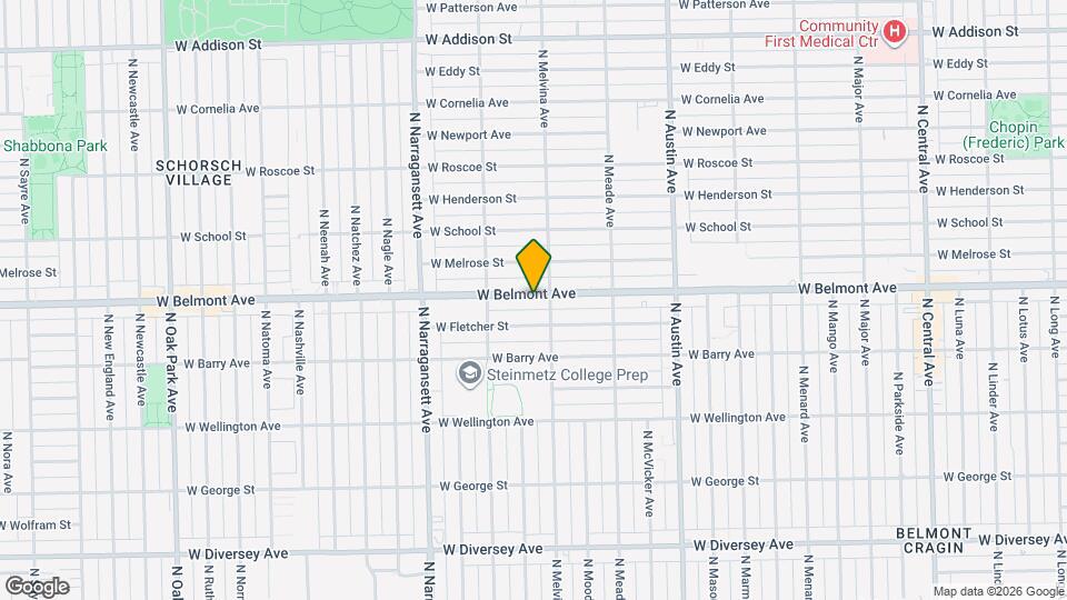 6213 W Belmont Ave Map and Location Details
