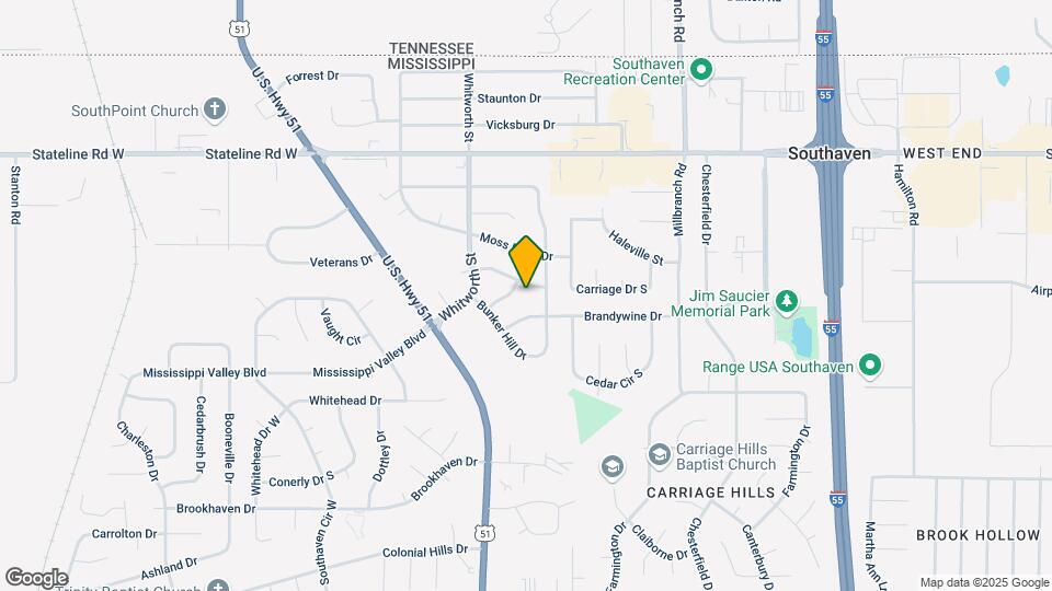 1369 Bennington Dr Map and Location Details