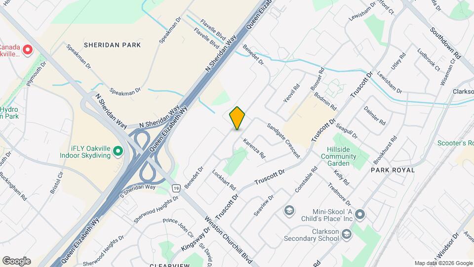 1599 Sandgate Crescent Map and Location Details