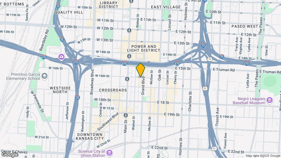 Crossroads Lofts Map and Location Details