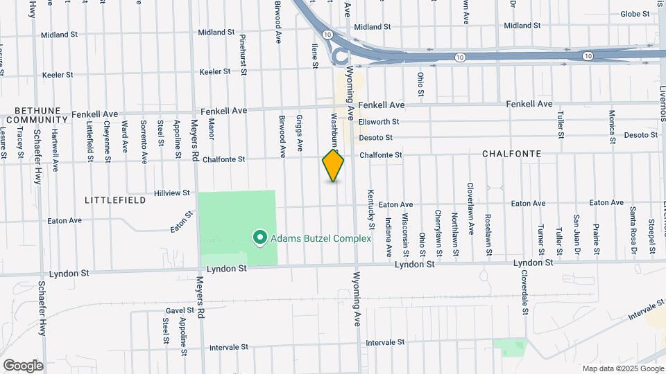 14859 Washburn St Map and Location Details