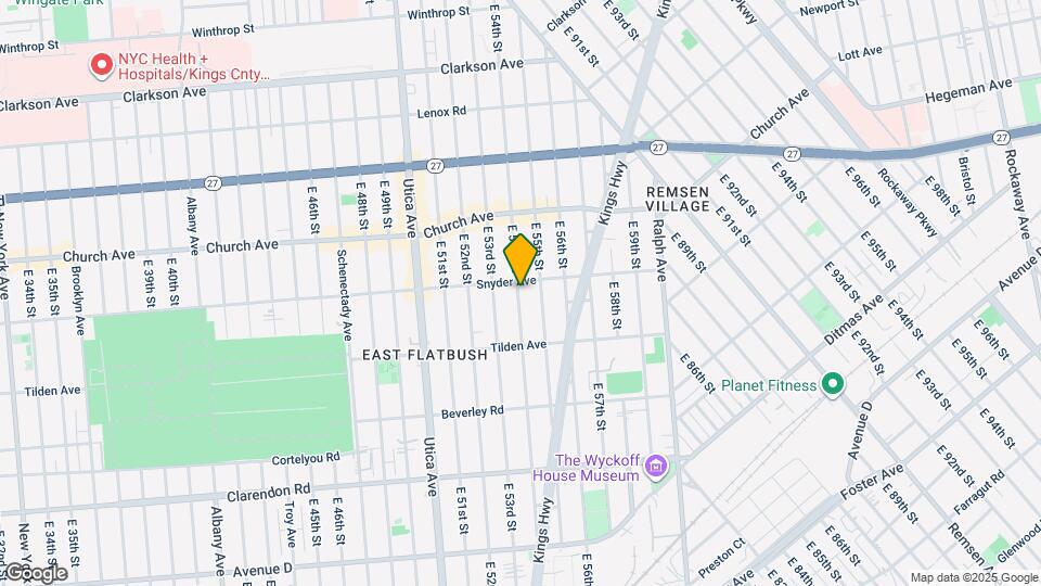345 E 54th St Map and Location Details